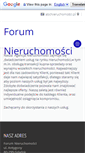 Mobile Screenshot of forumnieruchomosci.pl